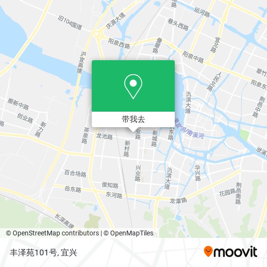 丰泽苑101号地图