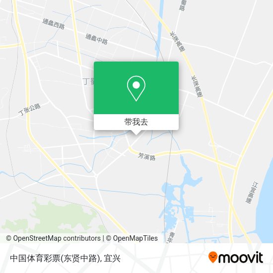 中国体育彩票(东贤中路)地图