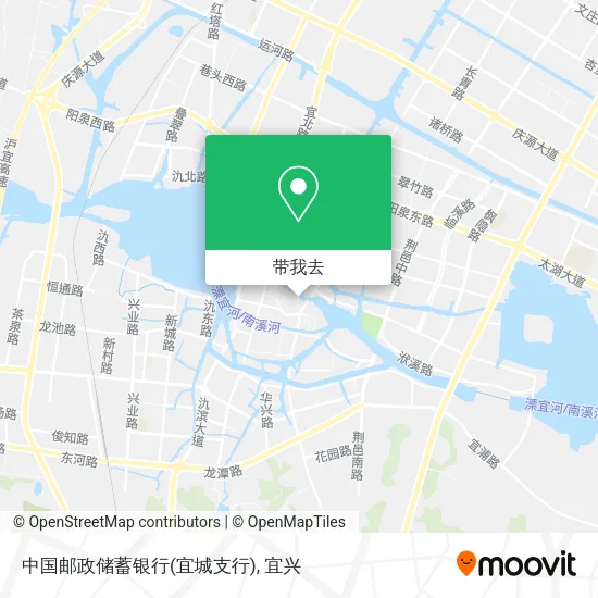 中国邮政储蓄银行(宜城支行)地图