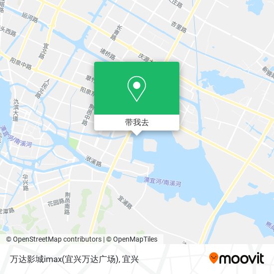 万达影城imax(宜兴万达广场)地图
