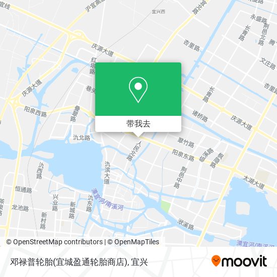 邓禄普轮胎(宜城盈通轮胎商店)地图