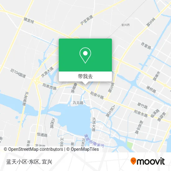 蓝天小区-东区地图