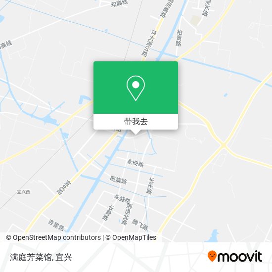 满庭芳菜馆地图