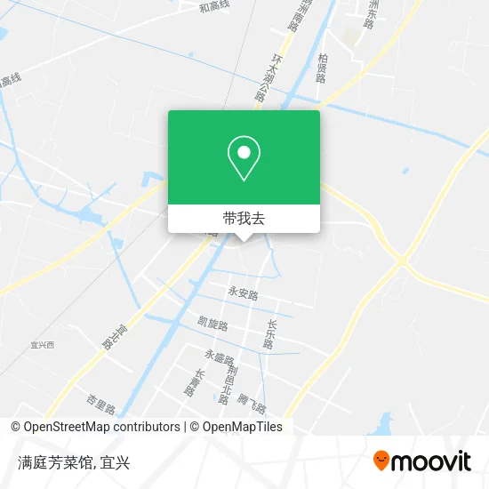 满庭芳菜馆地图