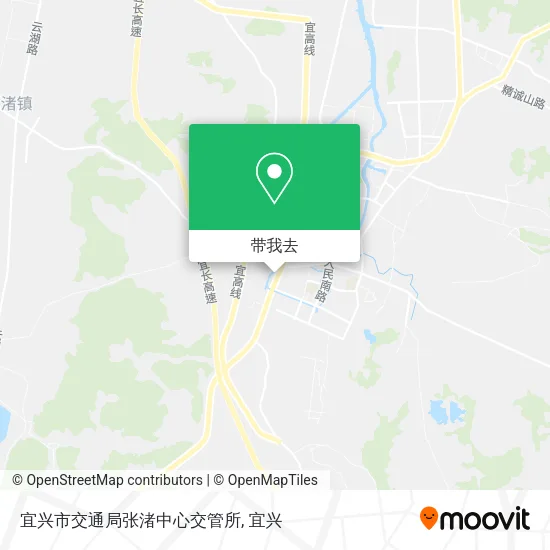宜兴市交通局张渚中心交管所地图