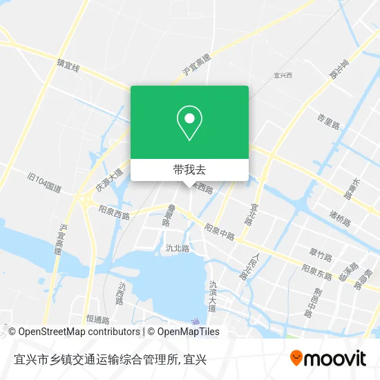 宜兴市乡镇交通运输综合管理所地图