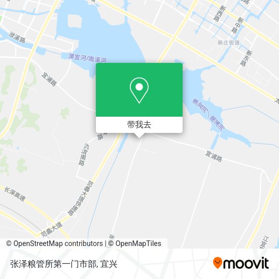 张泽粮管所第一门市部地图