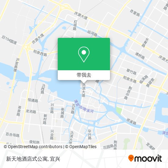 新天地酒店式公寓地图