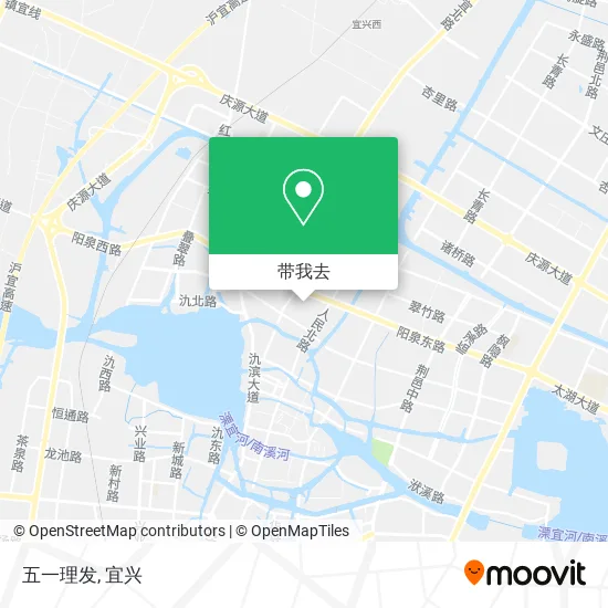 五一理发地图
