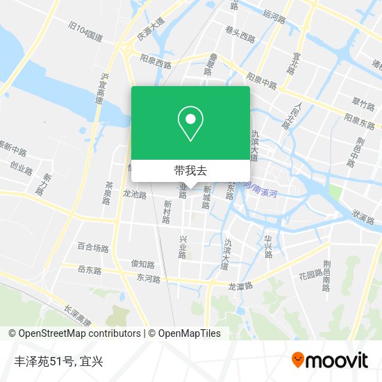 丰泽苑51号地图