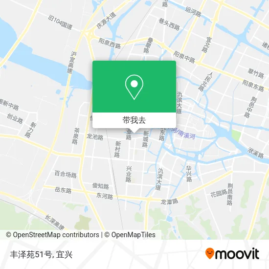 丰泽苑51号地图
