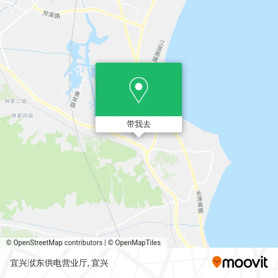 宜兴洑东供电营业厅地图