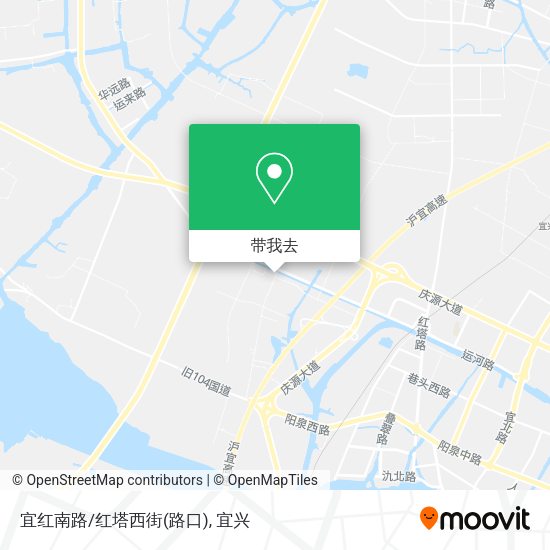 宜红南路/红塔西街(路口)地图