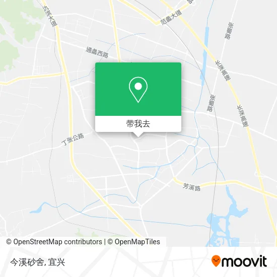 今溪砂舍地图