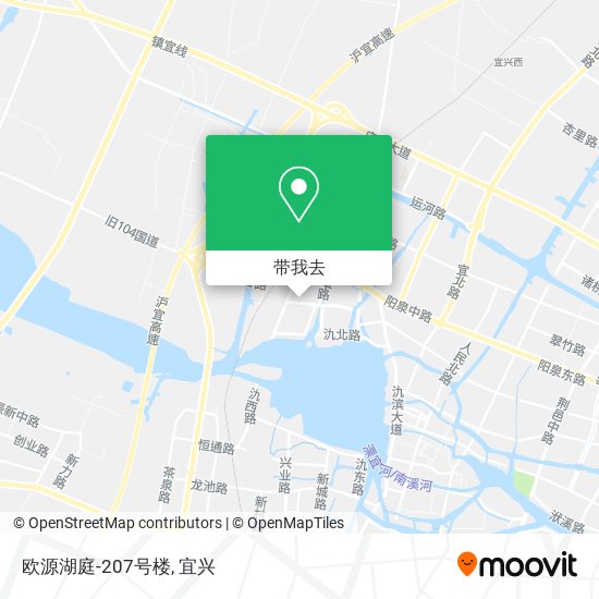 欧源湖庭-207号楼地图