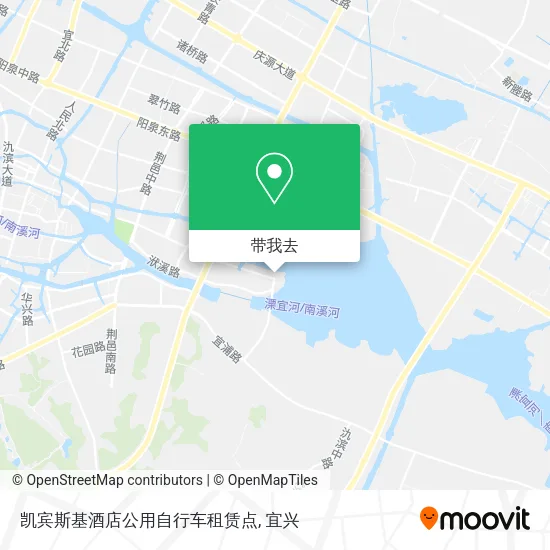 凯宾斯基酒店公用自行车租赁点地图