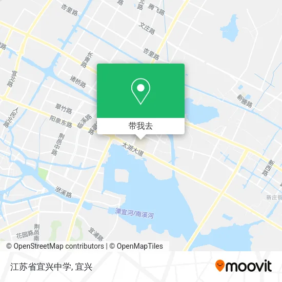 江苏省宜兴中学地图