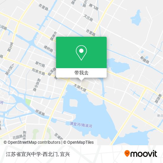 江苏省宜兴中学-西北门地图