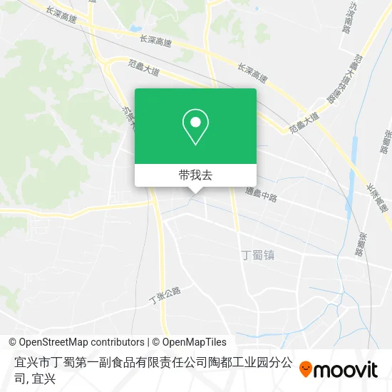 宜兴市丁蜀第一副食品有限责任公司陶都工业园分公司地图