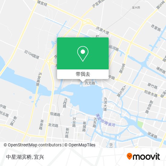 中星湖滨桥地图