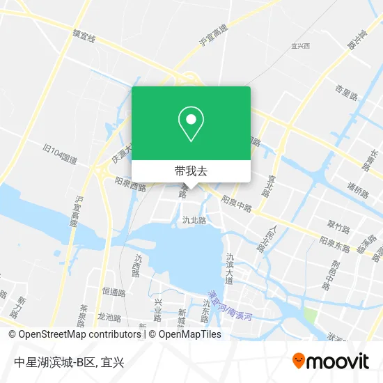 中星湖滨城-B区地图