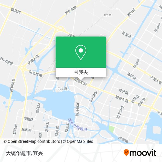 大统华超市地图