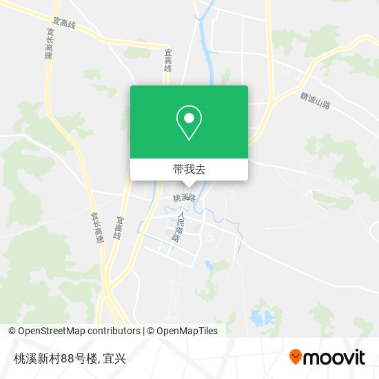 桃溪新村88号楼地图