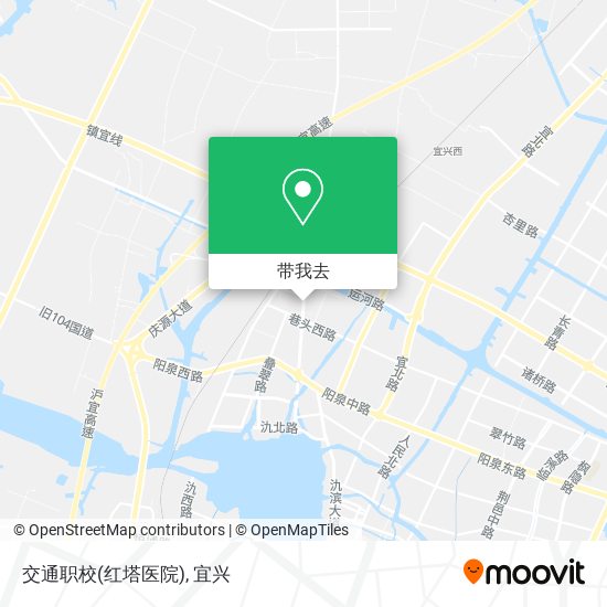 交通职校(红塔医院)地图