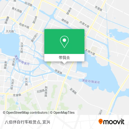 八佰伴自行车租赁点地图