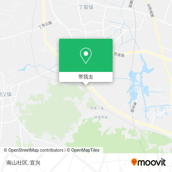 南山社区地图