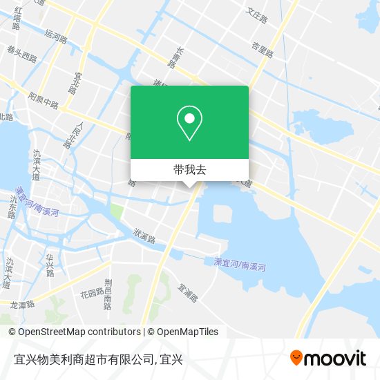 宜兴物美利商超市有限公司地图