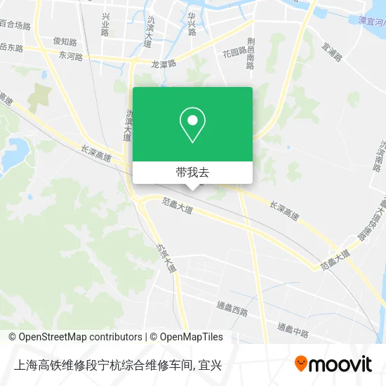上海高铁维修段宁杭综合维修车间地图