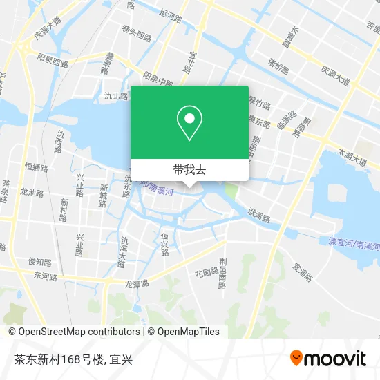 茶东新村168号楼地图