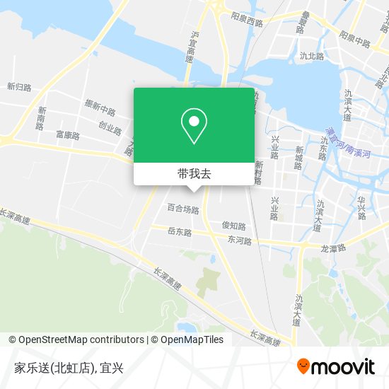 家乐送(北虹店)地图