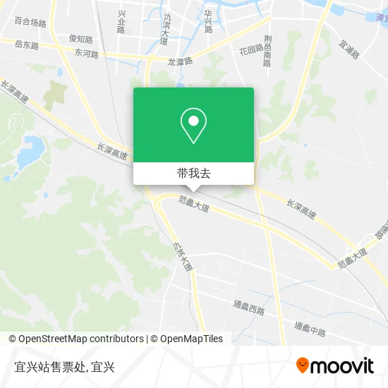 宜兴站售票处地图