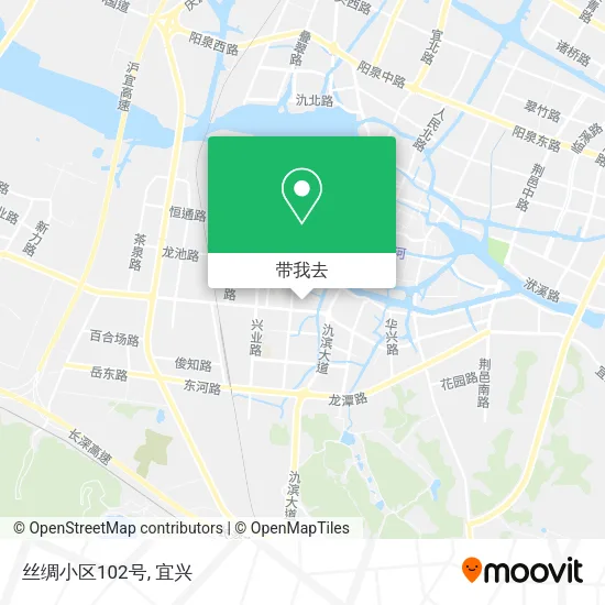 丝绸小区102号地图