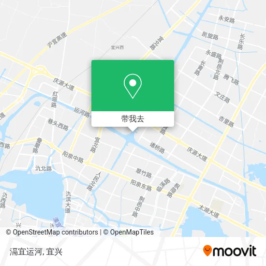 滆宜运河地图