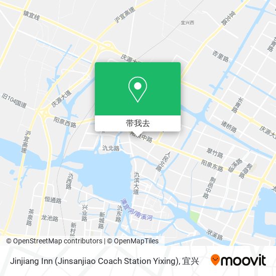 Jinjiang Inn (Jinsanjiao Coach Station Yixing)地图