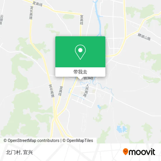 北门村地图