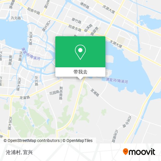 沧浦村地图