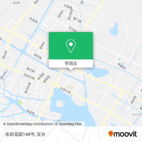 东郊花园148号地图