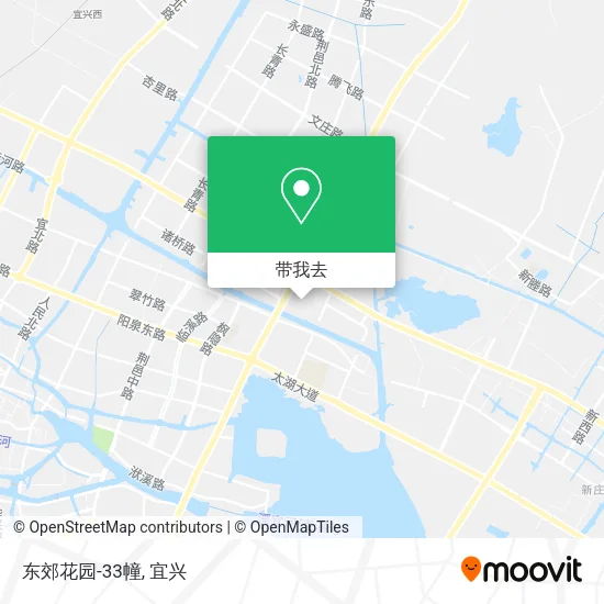东郊花园-33幢地图