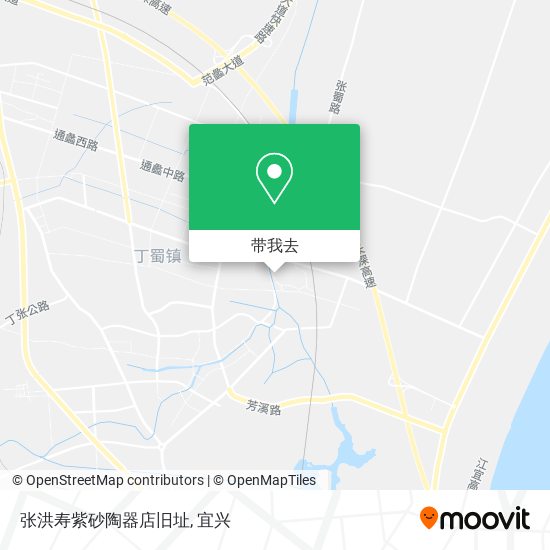 张洪寿紫砂陶器店旧址地图