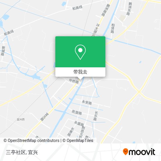 三亭社区地图
