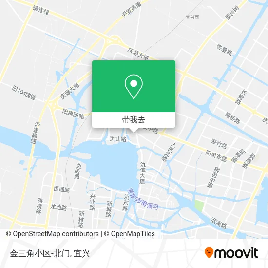 金三角小区-北门地图