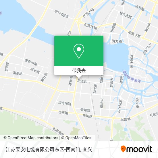 江苏宝安电缆有限公司东区-西南门地图