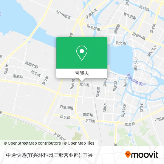 中通快递(宜兴环科园三部营业部)地图