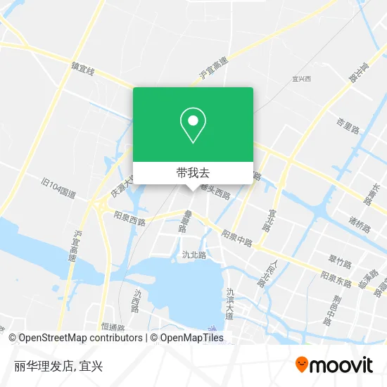 丽华理发店地图
