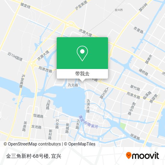 金三角新村-68号楼地图