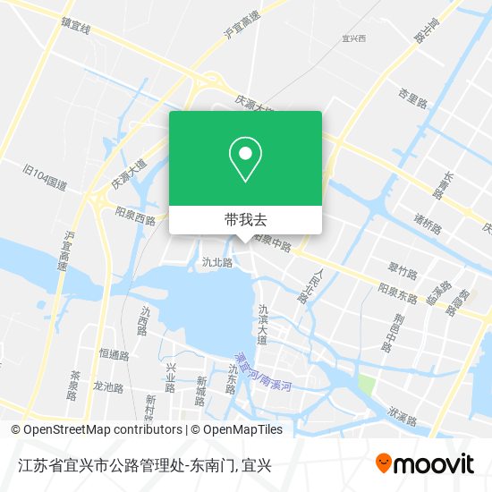 江苏省宜兴市公路管理处-东南门地图